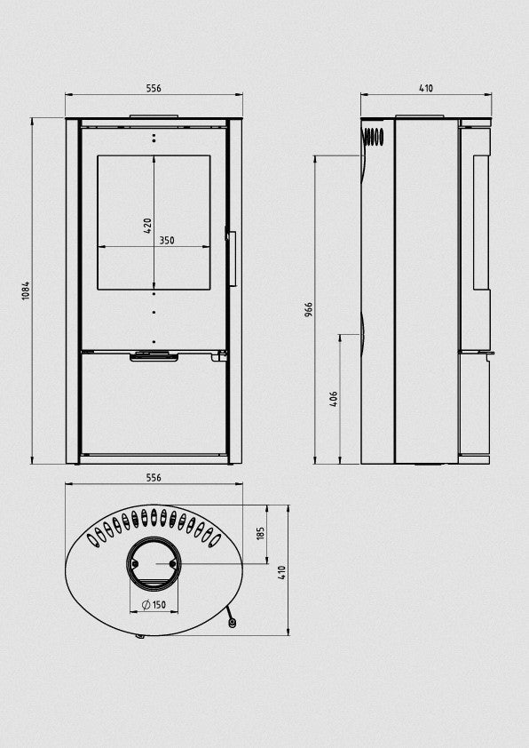 Ember Kamin E-14